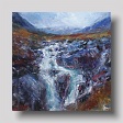 autumn,river coupall  oil on canvas 50 x 50cm